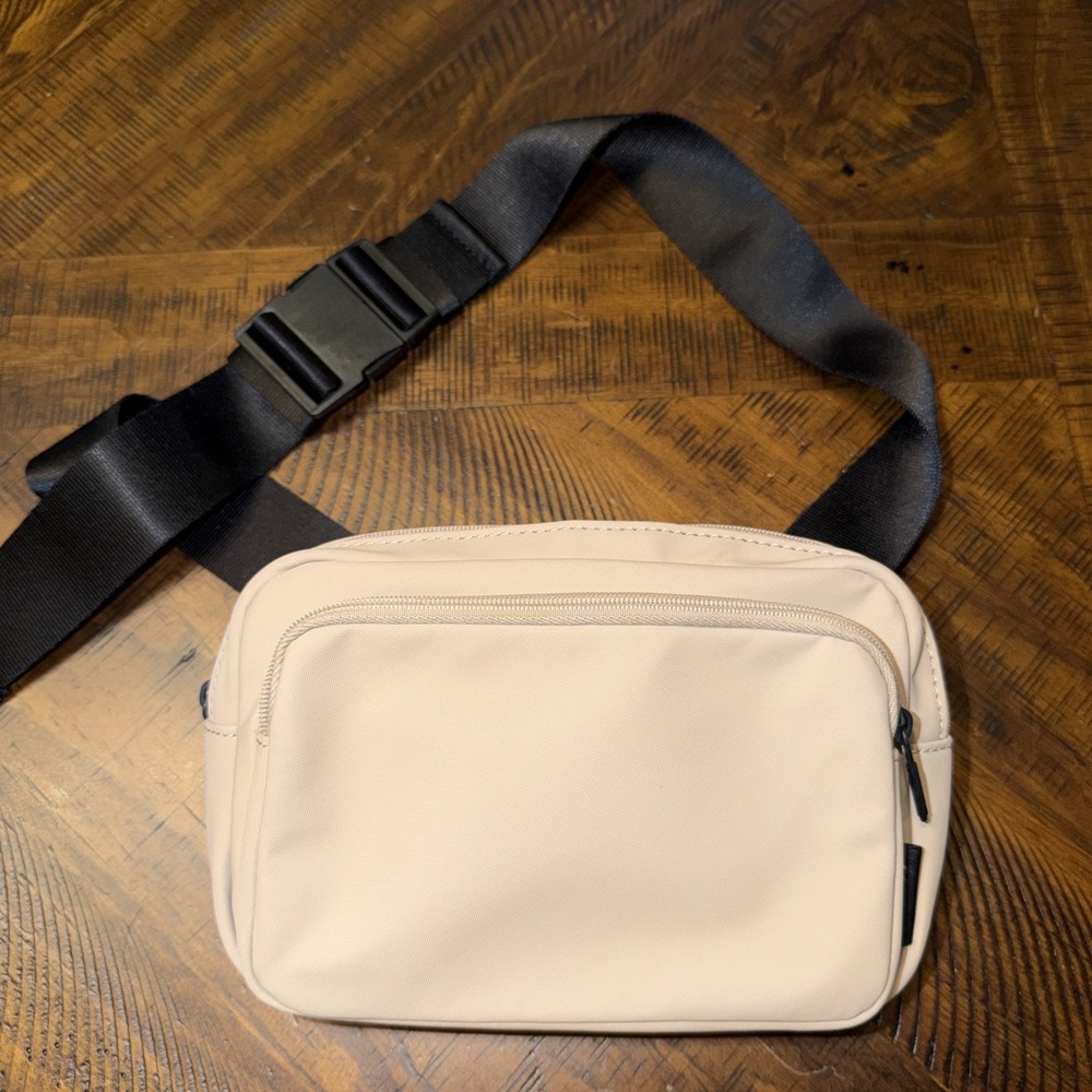 AWAY Belt Bag Maroon Sling Bag Fannypack Adjustable Beige Travel